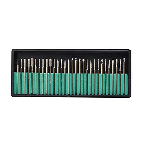 Buytra 30 Piece Manicure Pedicure PRO Electric Nail Drill Bit Set 3/32 File Shank