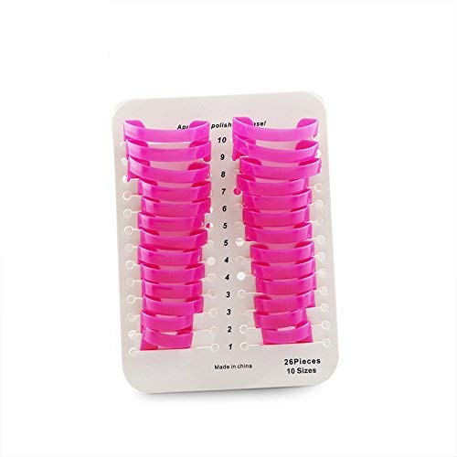 KADS 26pcs/set Professional Manicure Finger Nail Art Case Design Tips Cover Polish Shield Protector Tool