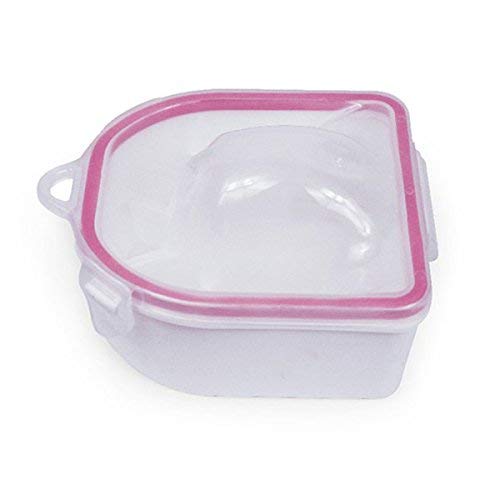 2pcs Portable Nail SPA Acetone-Resistant Soak Off Warm Water Bowls Manicure Nail Soak Bowls Manicure Tools