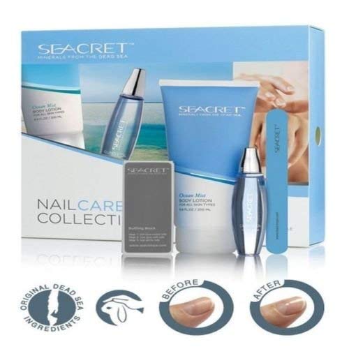 Seacret Nail Care Collection - Body Lotion,Cuticle Oil,Nail File,Buffing Block