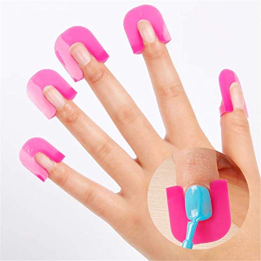 Nicole Diary 26pcs/set Creative Spill-Resistant Manicure Nail Polish Molds Shield Finger Cover