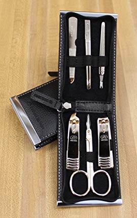 World No. 1. Three Seven (777) Travel Manicure Grooming Kit Nail Clipper Set (6 PCs, TS-960BG), MADE IN KOREA, SINCE 1975.